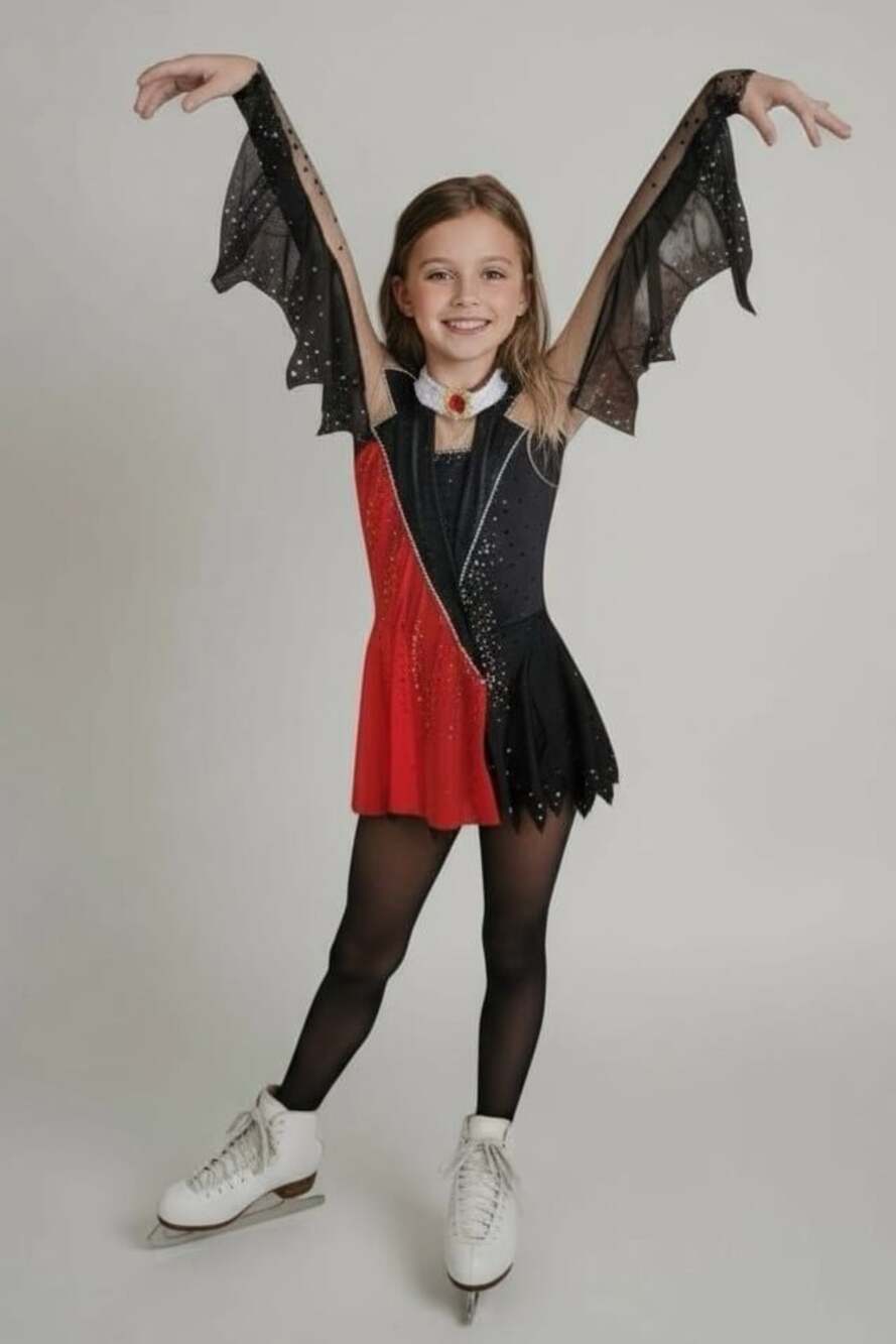 Custom made by Bling Dracula/demon  Skating dress